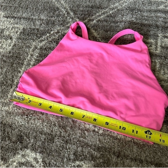 Athleta High Neck Bikini Swim Top Hot Pink XS - Picture 7 of 7